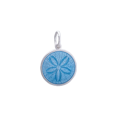 Lola Sand Dollar Pendant - Light Blue - Lola