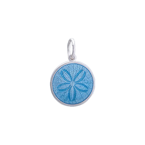 Lola Sand Dollar Pendant - Light Blue - Lola