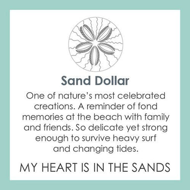 Lola Sand Dollar Pendant - Light Blue - Lola