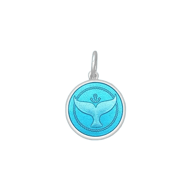 Lola Whale Tail Pendant - Blue Sea - Lola