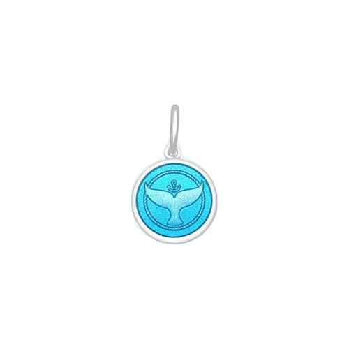 Lola Whale Tail Pendant - Blue Sea - Lola