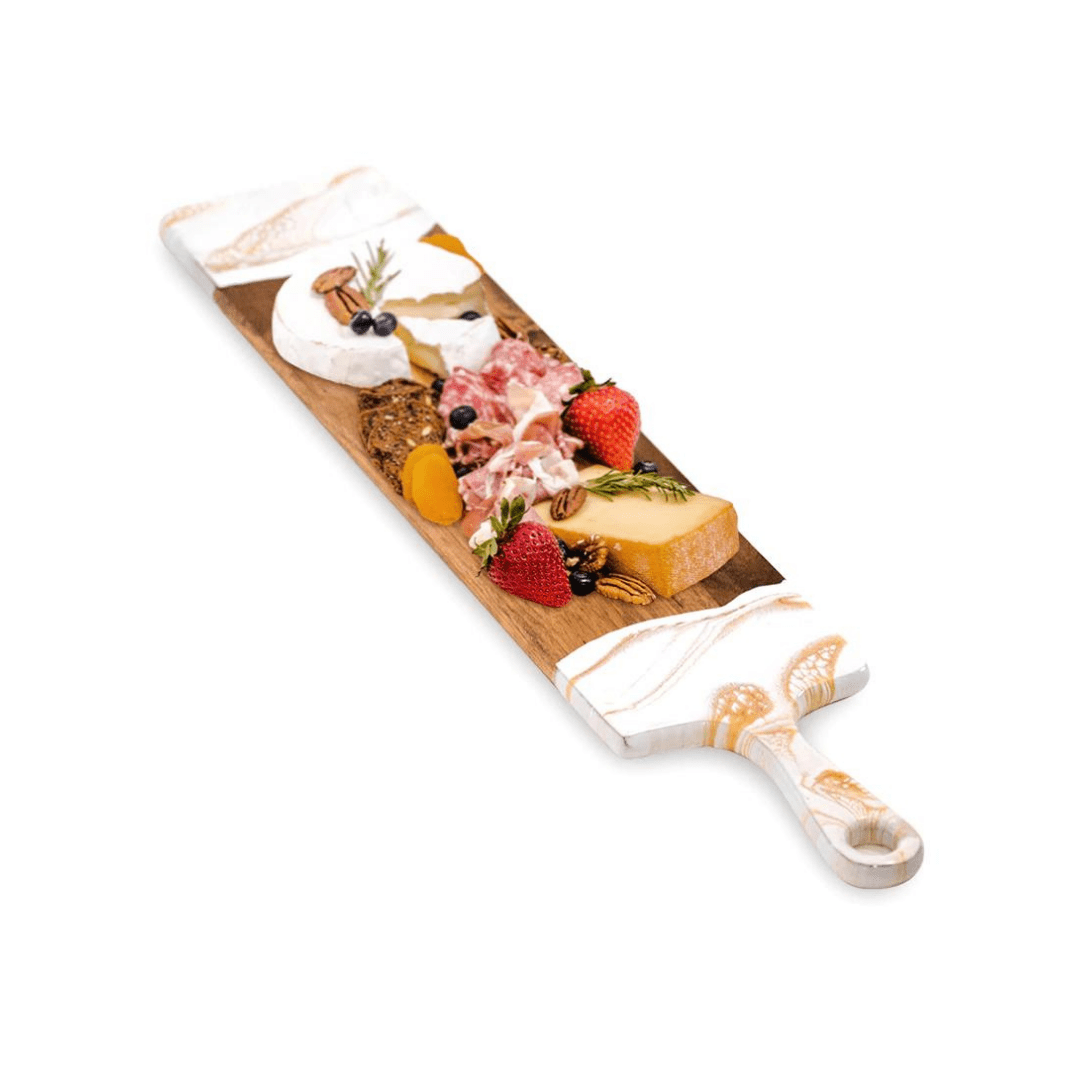 Lynn & Liana Acacia 5x24" Baguette Board - Lynn & Liana