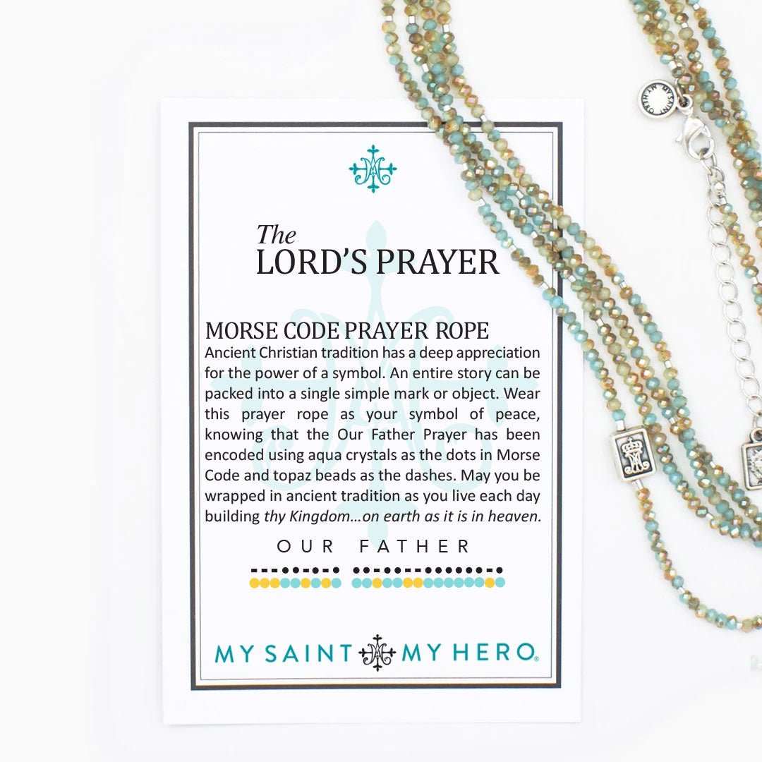 My Saint My Hero Morse Code Prayer Rope - My Saint My Hero