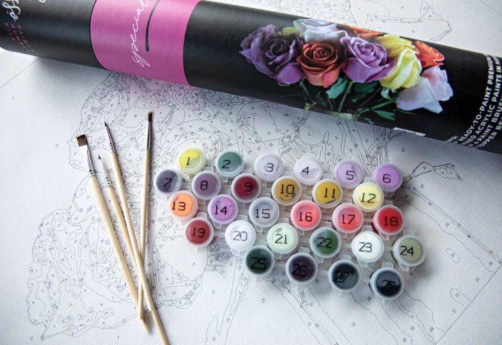 Pink Picasso Paint By Number - Pink Picasso