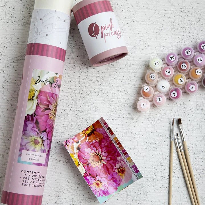 Pink Picasso Paint By Number - Pink Picasso