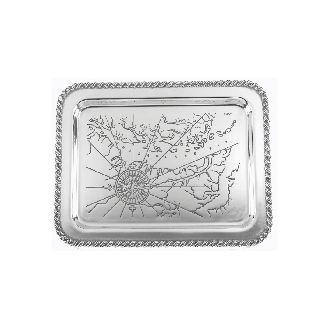 Salisbury Home Collection Latitudes Tray - Salisbury Home Collection