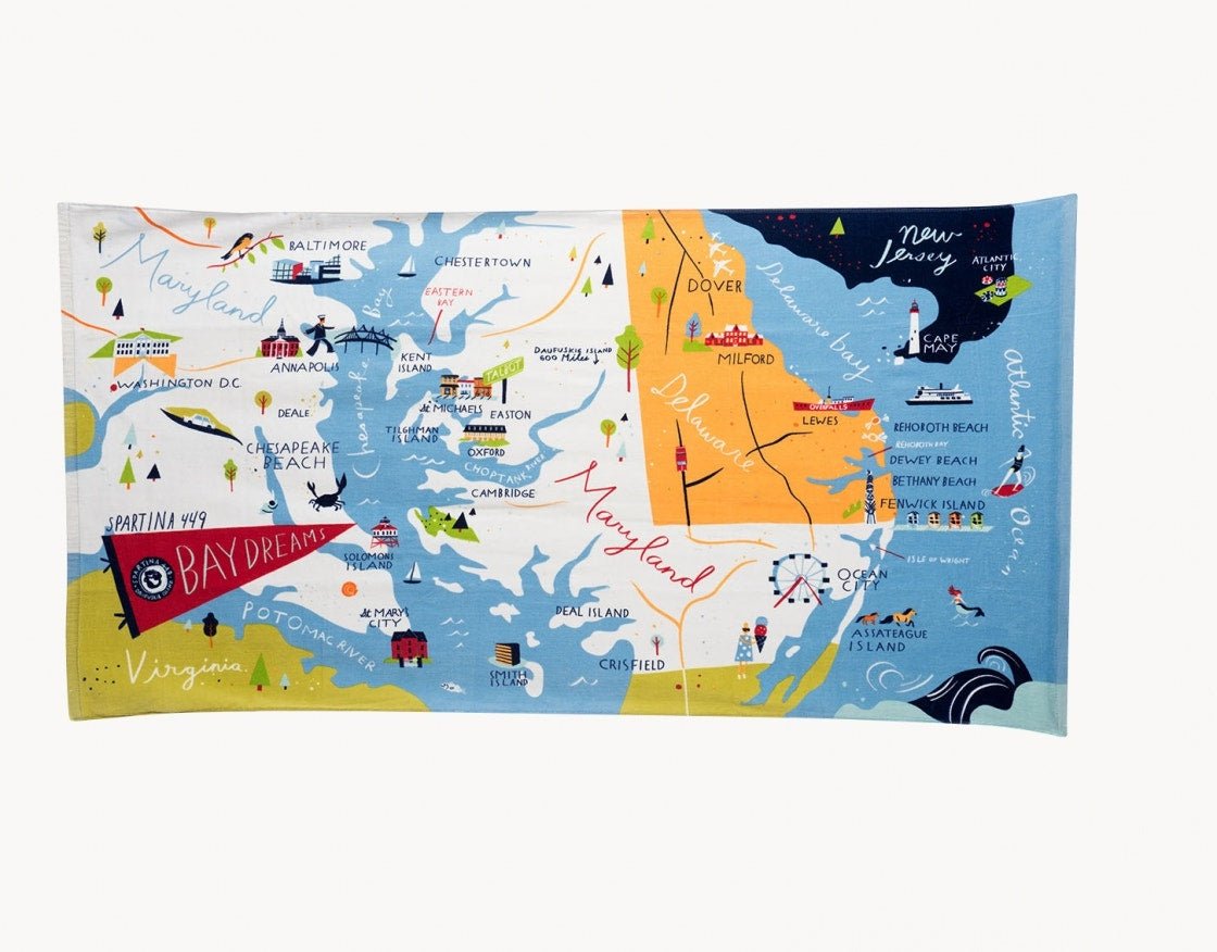 Spartina Bay Dreams Beach Towel - Spartina
