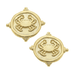 Susan Shaw Crab Intaglio Studs - Gold - Susan Shaw