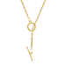 Susan Shaw Lariat Wrap Necklace - Gold - Susan Shaw