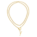 Susan Shaw Lariat Wrap Necklace - Gold - Susan Shaw