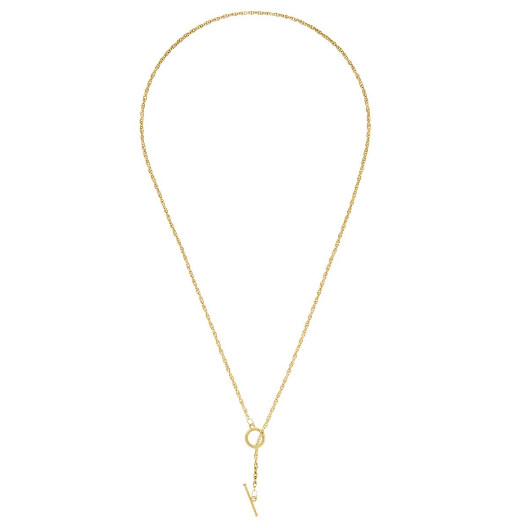 Susan Shaw Lariat Wrap Necklace - Gold - Susan Shaw