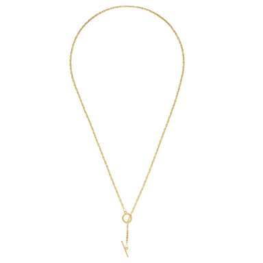 Susan Shaw Lariat Wrap Necklace - Gold - Susan Shaw