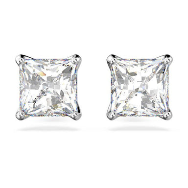 Swarovski Attract Square Cut Earrings - Rhodium - Swarovski