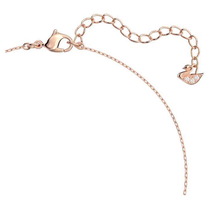 Swarovski Attract Square Cut Necklace - Rose Gold - Swarovski