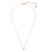 Swarovski Attract Square Cut Necklace - Rose Gold - Swarovski