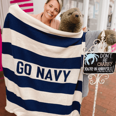 Town Pride Rugby Multi Stripe Blanket - Town Pride Knits